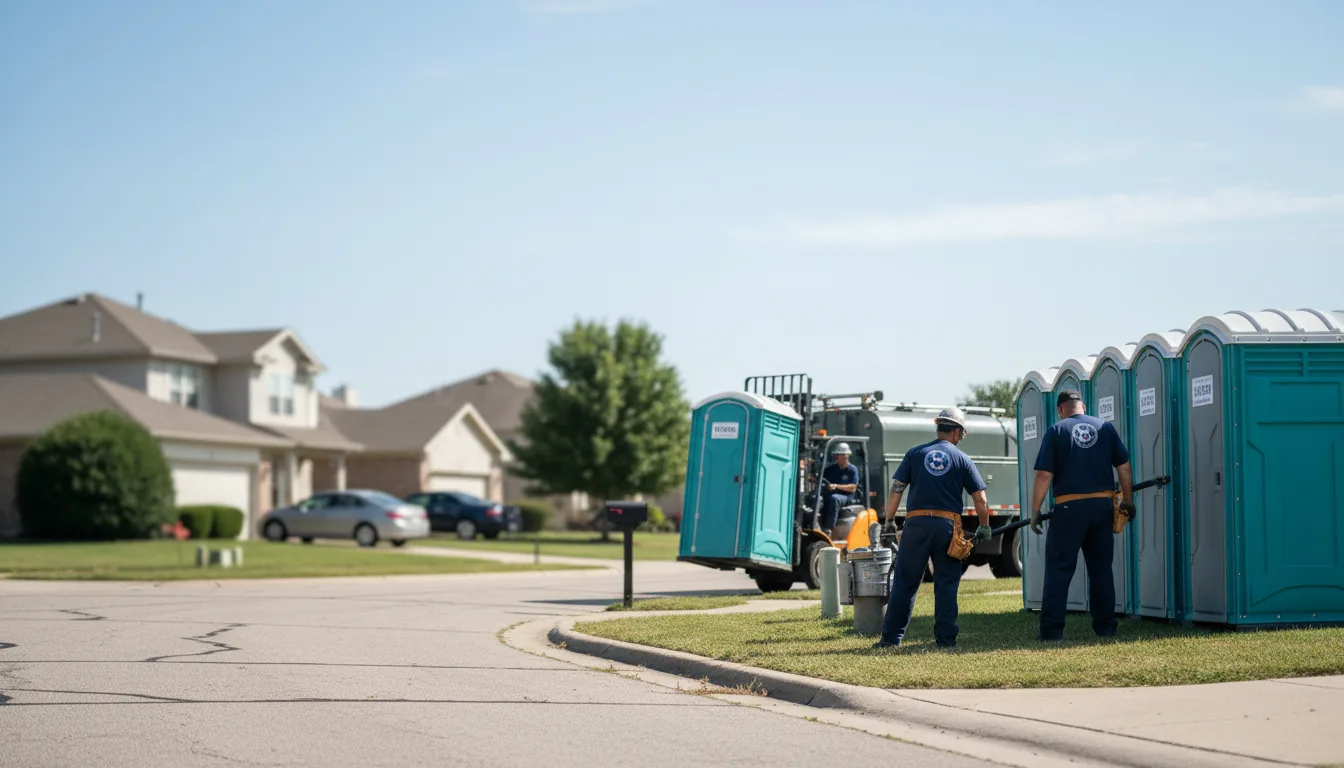 Porta Potty Rental in Luna Pier, MI near me
